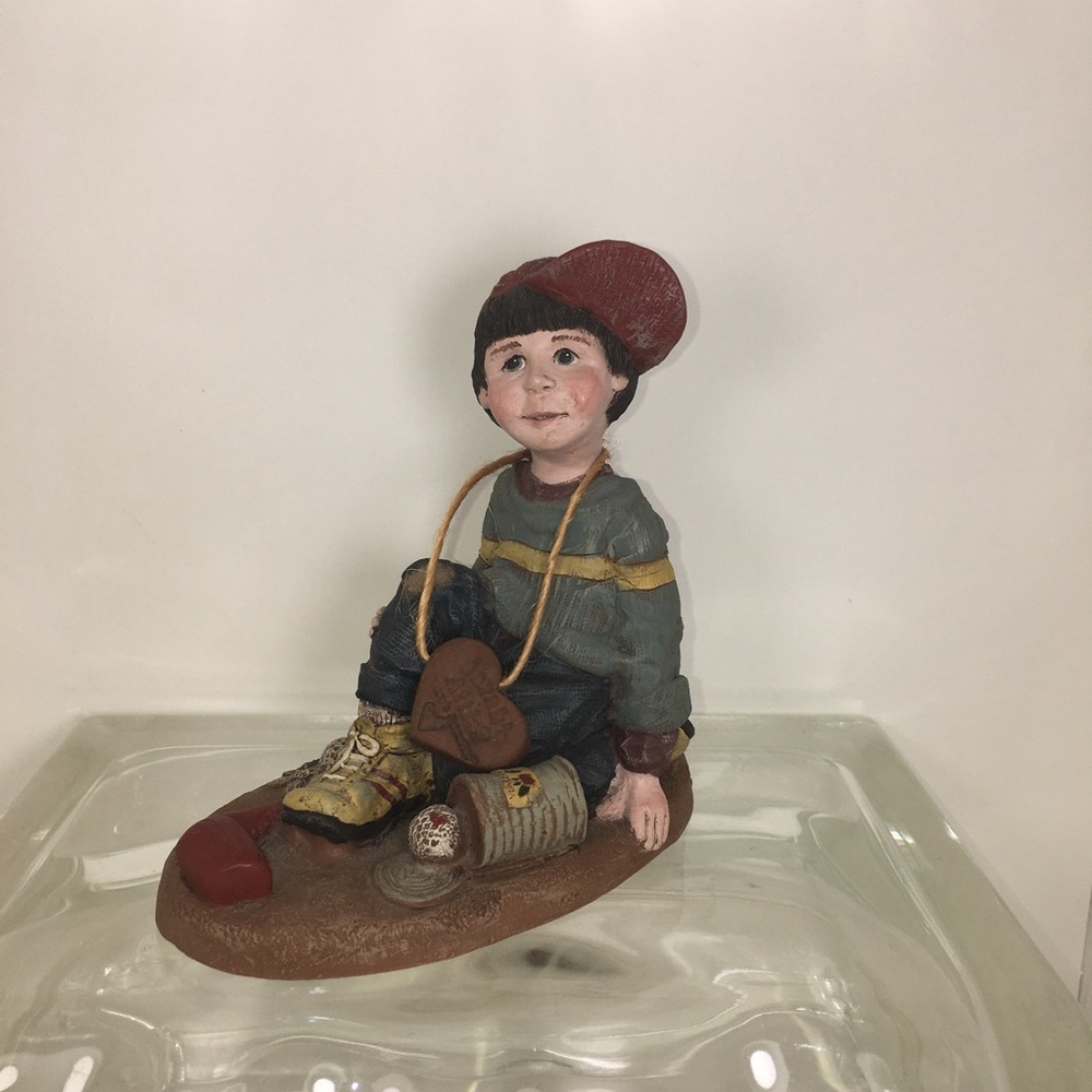 Sarahs Attic Sparky Golfer Figurine 1990